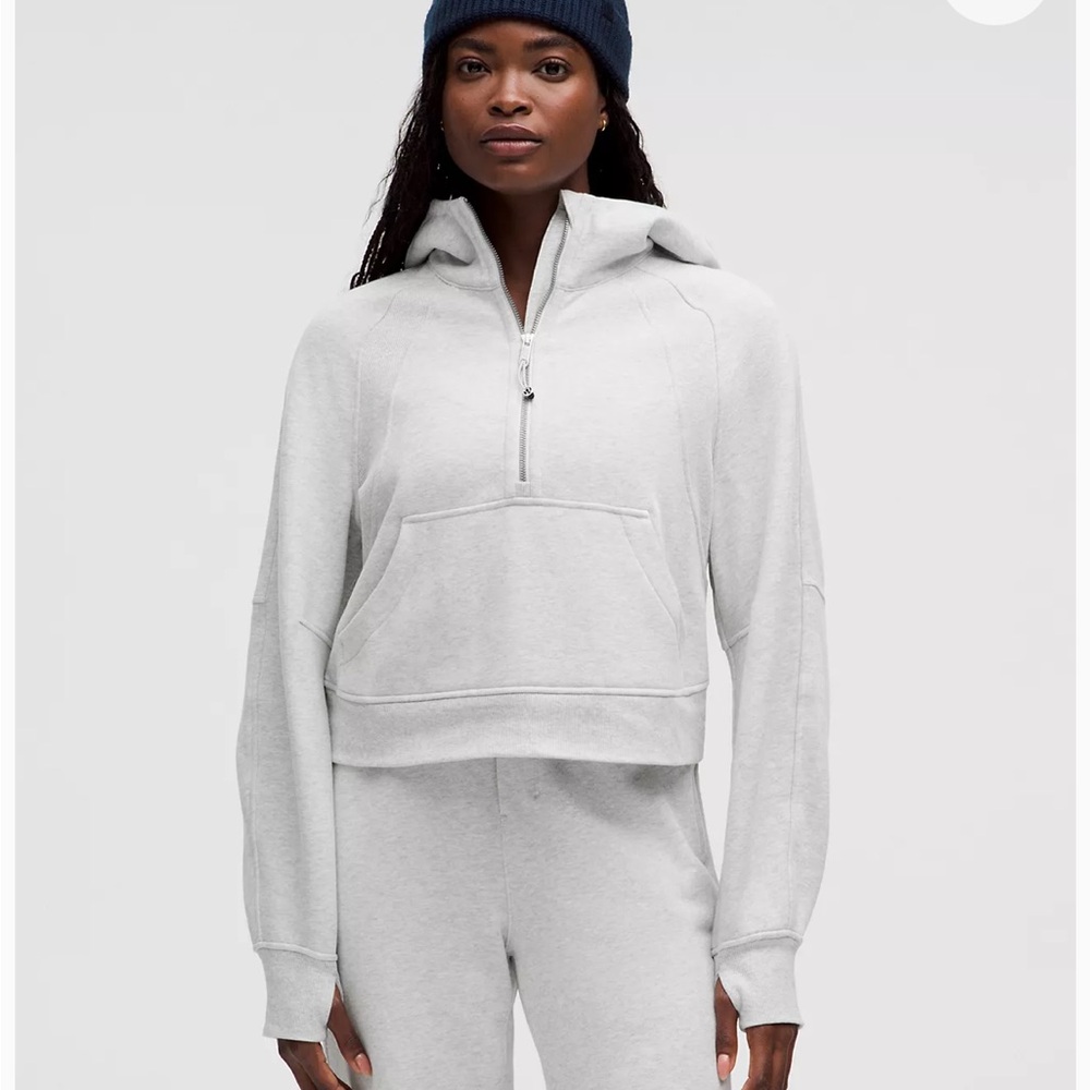 Lululemon Scuba Hoodie Light Gray